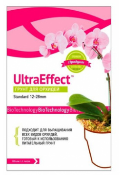 Субстрат для орхидей UltraEffect Standard 12 28мм 1 2л Данные появятся в скором