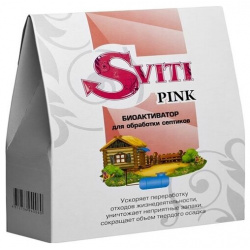 Средство сильное Sviti Pink 2в1 биоактиватор био бактерии для очистки ямы септика 