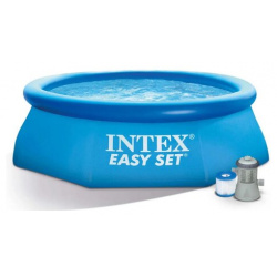 Бассейн надувной Intex Easy Set 244х61см 1942л + фильтр насос 1250л/ч (28108) 