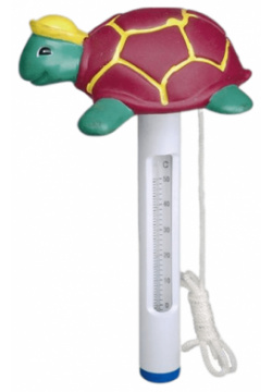 Термометр для бассейна черепаха и силиконовая губка  KF