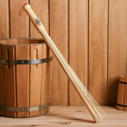 Веник массажный из бамбука 60см  0 2см прут (комплект 10 шт) Добропаровъ