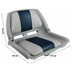 Кресло складное мягкое TRAVELER  цвет серый/синий 1061121C other