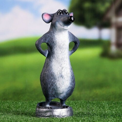 Садовая фигура "Крысёнок" 12х23х10см Хорошие сувениры Крысёнок