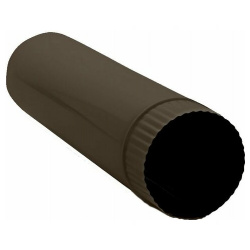 Труба дымоотводящая для газовой колонки 120мм 1 0 метр  стальная коричневая матовая Whitesteel ВентДом