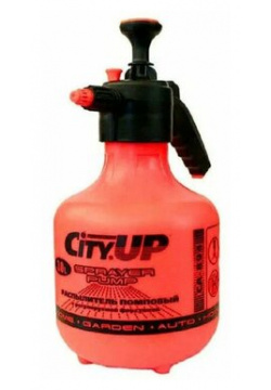 Распылитель помповый с регулируемой форсункой 3л красный CityUp
