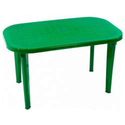 Стол Элластик пласт пластиковый овальный (зеленый) 