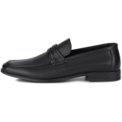 Лоферы Thomas Munz 073 198B 9102 Черные кожаные туфли без шнурков – классический