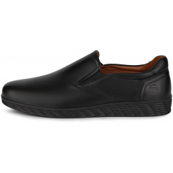 Туфли Salamander 073 768B 1102 Черные кожаные в классическом дизайне