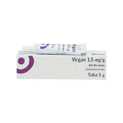 Вирган (Virgan) 0 15% гель глазной 5г Laboratoires Thea 7471108 При поражении