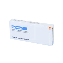 Маларон таблетки 250мг + 100мг №12 12 таблеток GlaxoSmithKline Великобритания/Германия 7771139 