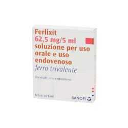 Ферликсит (Ferlixit) 62 5мг 5мл №5 Sanofi 77721268 