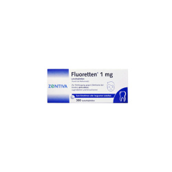 Фторид натрия Fluoretten таб  2 мг (1мг чистого иона фторида) №300 Zentiva Pharma GmbH 77722069