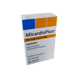 Микардис плюс таблетки 12 5+80 мг №28 Boehringer Ingelheim International  GmbH 77722422