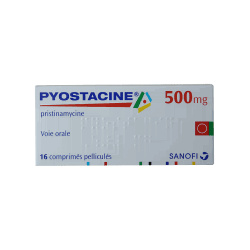 Пиостацин (Пристинамицин) таб  500мг 16шт Sanofi Aventis Франция 7771411