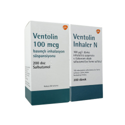 Вентолин аэрозоль для ингал  ЕВРОПА 100 мкг/доза 200 доз GlaxoSmithKline Pharmaceuticals S A 77722490