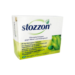 Стоззон Stozzon хлорофилл таблетки №100 Queisser Pharma GmbH 77721400 