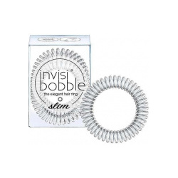 Резинка браслет для волос Slim (Inv_85  85 серебряный 3 шт) Invisibobble (Германия) Inv_83