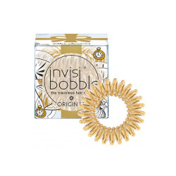 Резинка браслет для волос Original (Inv_37  37 сияющий золотой 3 шт) Invisibobble (Германия) Inv_9