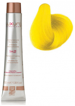 Стойкая крем краска Желтый Luxury Hair Color Yellow Green Light (Италия краски) 550058