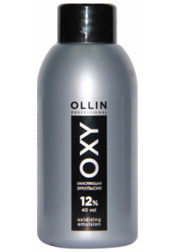 Окисляющая эмульсия 12% 40vol  Oxidizing Emulsion (серая) (397625 1000 мл) Ollin Professional (Россия) 397625