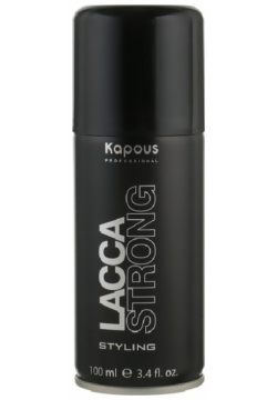 Аэрозольный лак для волос сильной фиксации Lacca Strong (580  750 мл) Kapous (Россия) 82