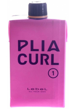 Лосьон для химической завивки волос Plia Curl F1 Lebel Cosmetics (Япония) 1943