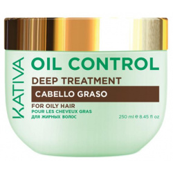 Маска Контроль интенсивный уход для жирных волос Oil Control Kativa (Перу) 65890218