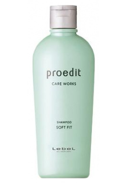 Шампунь для жестких волос Proedit Shampoo Soft Fit (1000 мл) Lebel Cosmetics (Япония) 3457