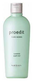 Шампунь для жестких волос Proedit Shampoo Soft Fit (300 мл) Lebel Cosmetics (Япония) 3013