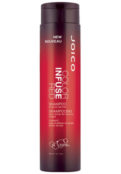 Тонирующий шампунь для поддержания красных оттенков Color infuse red shampoo (ДЖ804  300 мл) Joico (США) ДЖ804