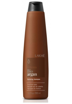 Аргановый увлажняющий шампунь Bio Argan Hydrating Shampoo (43009  1000 мл) Lakme (Испания) 43004