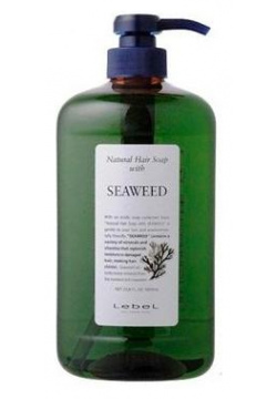 Шампунь для волос Seaweed (1000 мл) Lebel Cosmetics (Япония) 1583