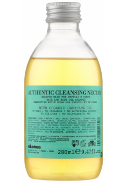 Очищающий нектар для волос и тела Authentic Cleansing Nectar Davines (Италия) 74030