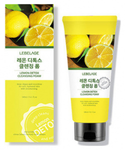 Детокс пенка для умывания с лимоном Lebelage (Корея) 111506