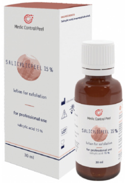 Лосьон для поверхностного химического пилинга Salicylicpeel 15% (341200  30 мл) MedicControlPeel (Россия) 341200