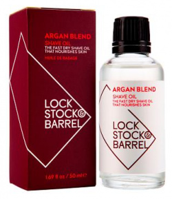 Универсальное аргановое масло для бритья Argan Blend Shave Oil Lock Stock and Barrel (Великобритания) 200014