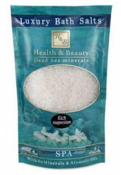 Соль Мертвого моря  для ванны Белая (HB260 500 г) Health & Beauty (Израиль) HB265