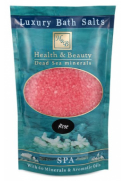 Соль Мертвого моря  для ванны Роза Health & Beauty (Израиль) HB263