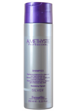 Шампунь для осветленных и седых волос Amethyste Silver Shampoo (50000  250 мл) FarmaVita (Италия) 50000
