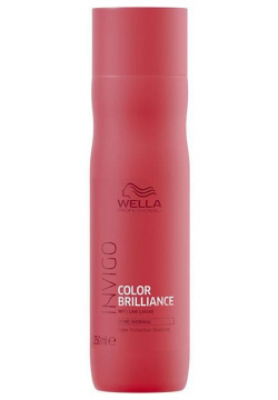 Шампунь для защиты цвета нормальных и тонких волос Invigo Brilliance (6598/4135/3039/6222  250 мл) Wella (Германия) 6598/4135/3039/6222