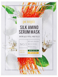 Тканевая маска с аминокислотами шелка Petitfee (Корея) 850016