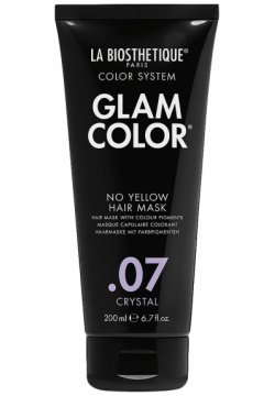 Тонирующая маска для волос No Yellow  07 Crystal Glam Color La Biosthetique (Франция волосы) 38249