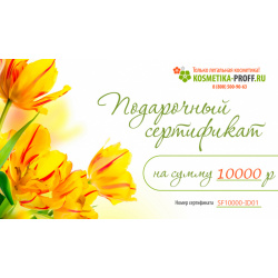 Подарочный сертификат (sertificat_10000  на 10000 рублей) К sertificat П
