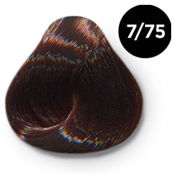 Перманентная крем краска для волос Ollin Color (770624  7/75 русый коричнево махагоновый 100 мл Русый) Professional (Россия) 770150