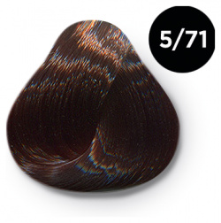 Перманентная крем краска для волос Ollin Color (770396  5/71 светлый шатен коричнево пепельный 100 мл Шатен) Professional (Россия) 770150