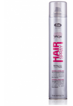 Лак для укладки волос сильной фиксации High Tech Hair Spray Strong Hold Lisap Milano (Италия) 140401000