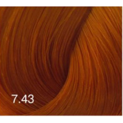 Перманентный крем краситель для волос Expert Color (8022033103840  7/43 русый медно золотистый 100 мл) Bouticle (Италия) 8022033103383