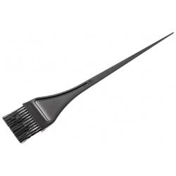 Кисть для окрашивания волос с фигурной ручкой средняя черная Harizma (Германия) h10951