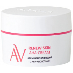 Крем обновляющий с АНА кислотами Renew Skin AHA Cream Aravia (Россия) А058