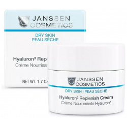 Регенерирующий крем с гиалуроновой кислотой насыщенной текстуры Hyaluron3 Replenisher Cream (5020  50 мл) Janssen (Германия) 5020